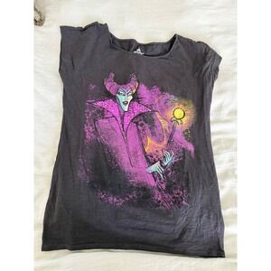 Disney Parks‎ Maleficent Villain Witchy T Shirt Womens XL Graphic Tee